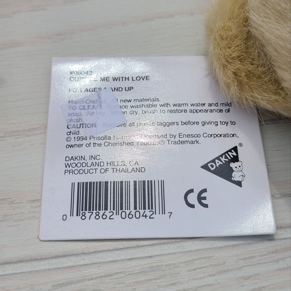 Lot of 2 Cherished Teddies Cuddle And Bobbie Plush Dakin with tags 1994 - Picture 7 of 9